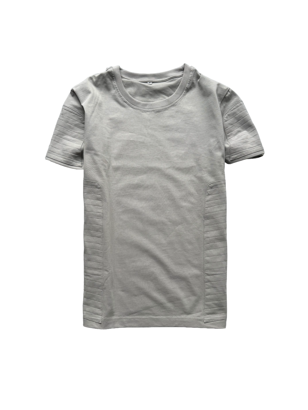Biker slim fit T-shirt [GREY]