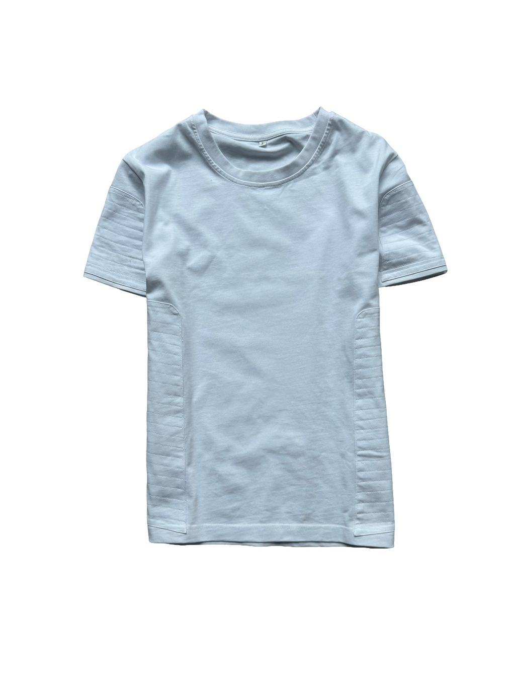 Biker slim fit T-shirt [WHITE]